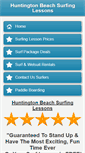 Mobile Screenshot of huntingtonbeachsurfinglessons.com